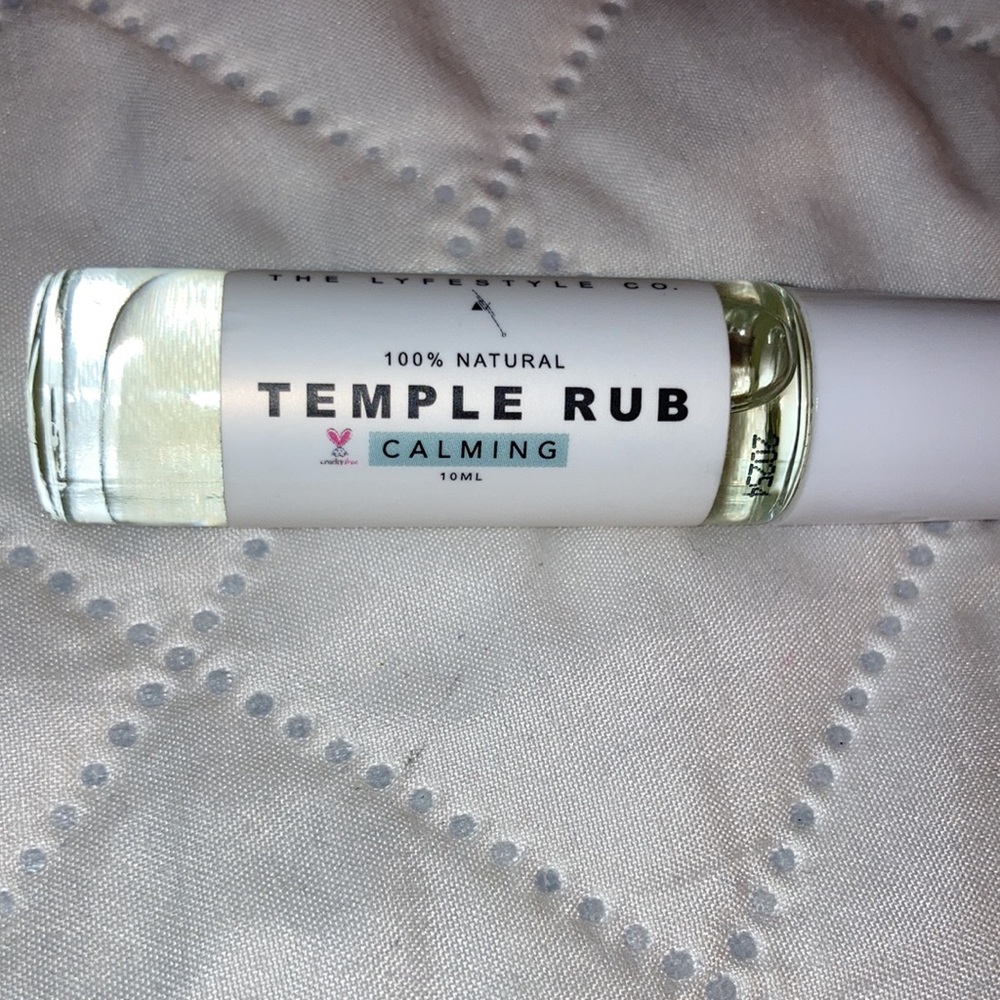 Calming temple rub 100% natural